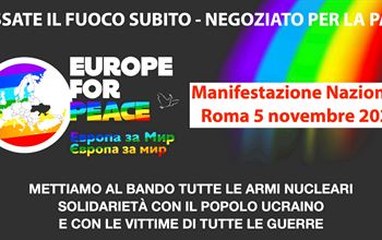 Grande mobilitazione per la manifestazione per la pace del 5 novembre